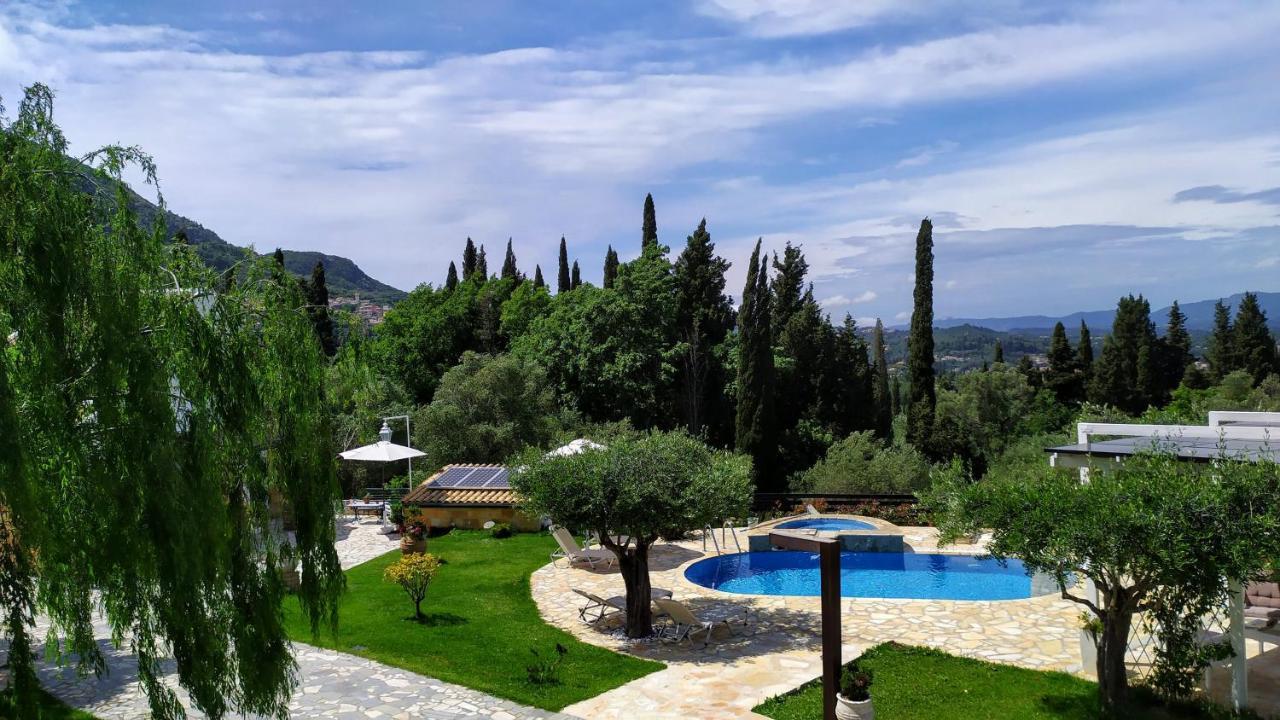 Villa Claire Corfu Achilleion Bagian luar foto