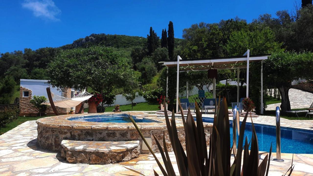 Villa Claire Corfu Achilleion Bagian luar foto