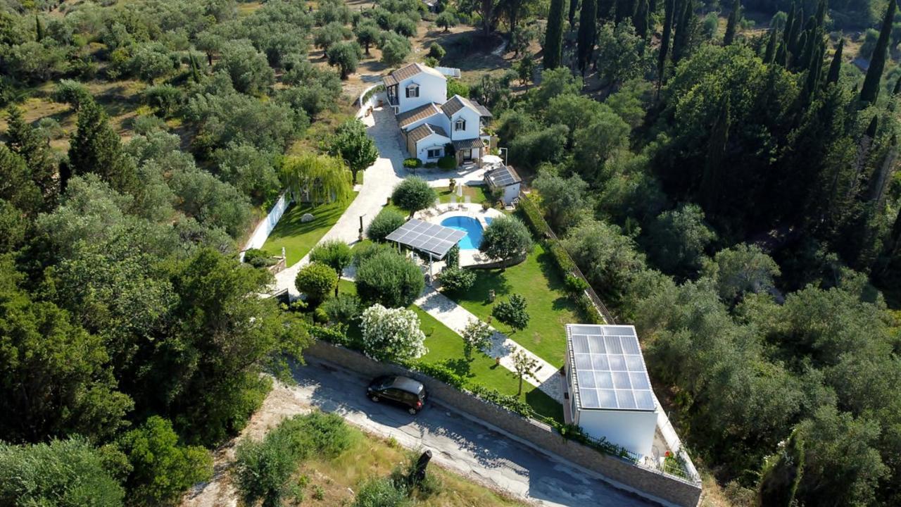 Villa Claire Corfu Achilleion Bagian luar foto